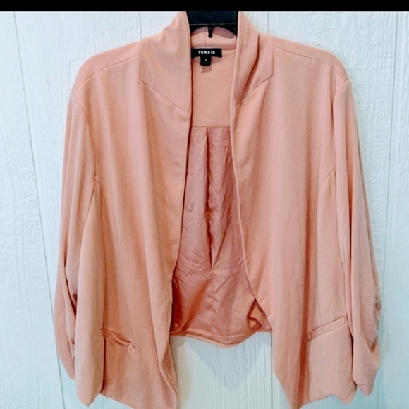 Torrid jacket soft pink size 4 - Picture 1 of 6